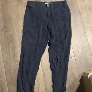 Banana Republic 100% Tencel Navy Pants